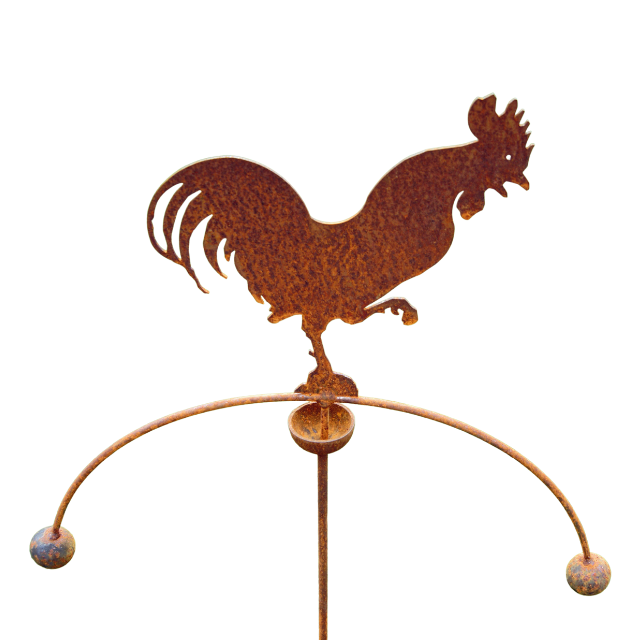 Cockerel Double Ball Wind Spinner/Rocker